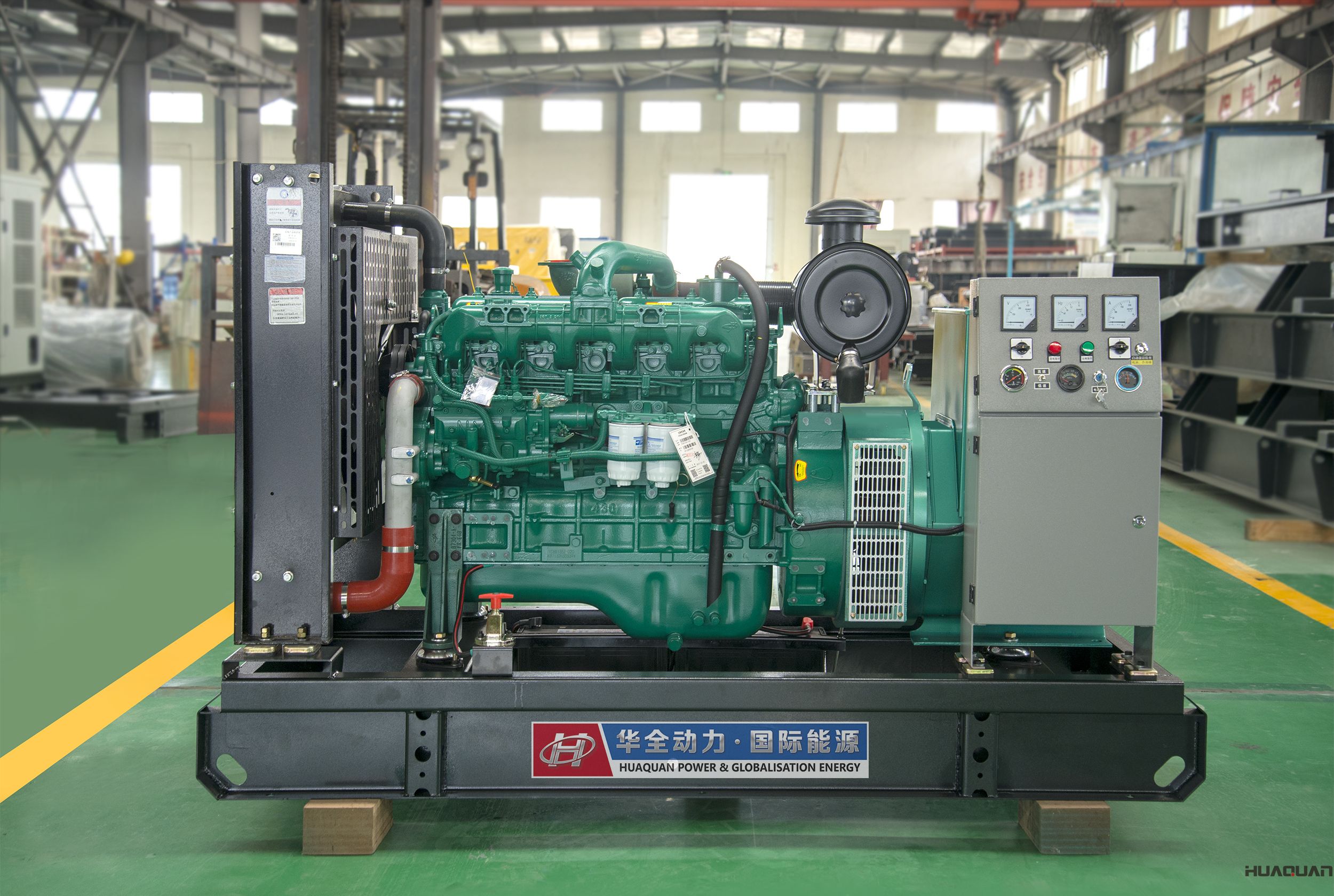 2018年4月4日華全動力80kw標配柴油發電機組發往四川省