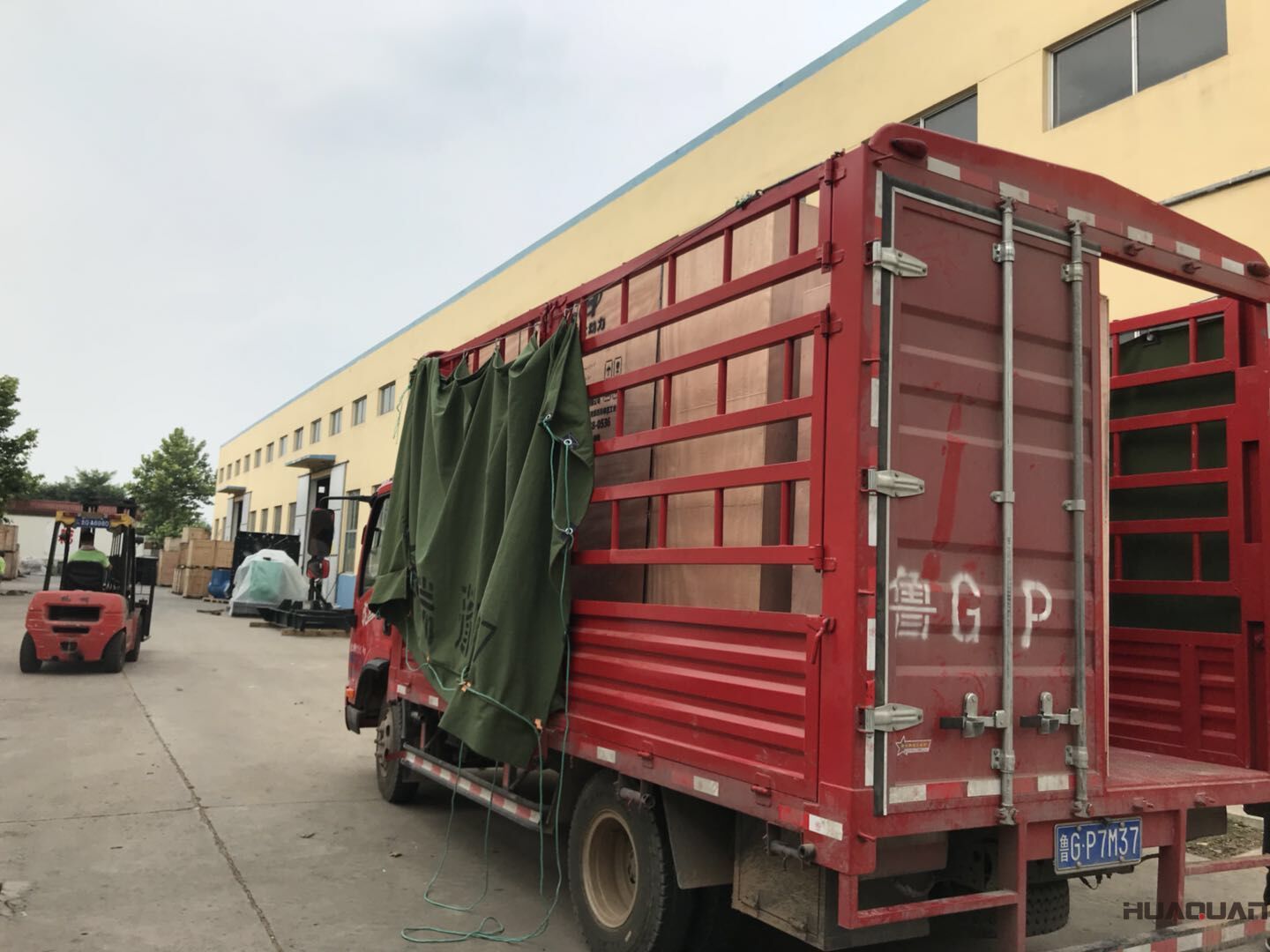 發貨了！一臺HQ500GF自動化發型柴油發電機組于7月21號發往遼寧